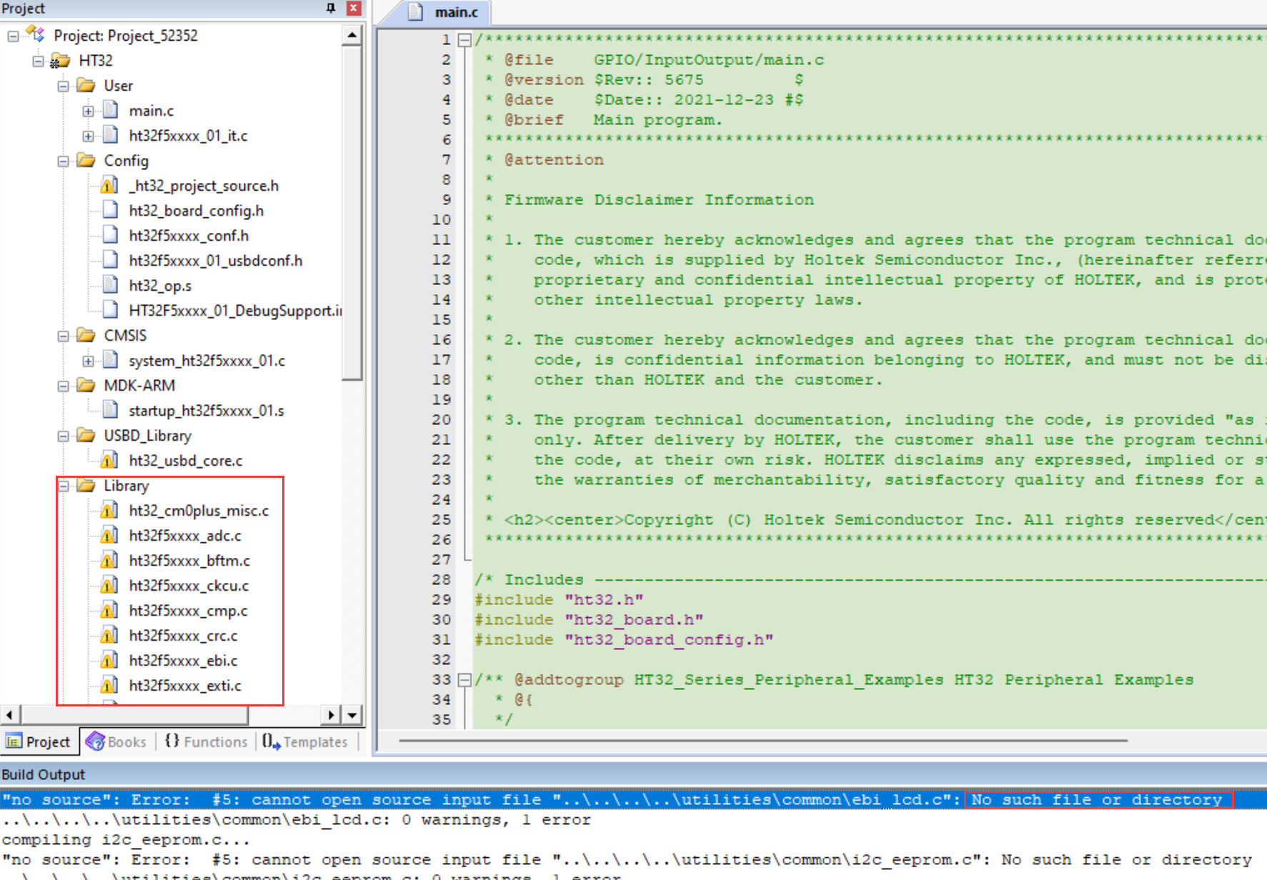 No such file or directory